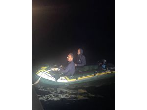 Çanakkale açıklarında 2 düzensiz göçmen yakalandı