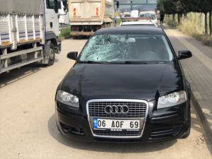 Bursa'da otomobilin çarptığı yaya ağır yaralandı