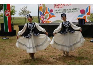 Eskişehirli Kazan Tatarları Sabantuy Festivali'nde bir araya geldi