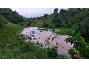 Amasya'da sağanak su baskınlarına neden oldu