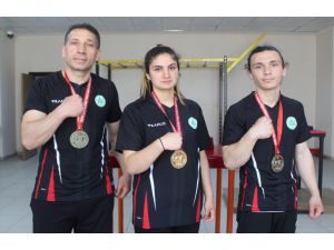 Ordulu bilek güreşi sporcuları Avrupa Şampiyonası'na hazırlanıyor