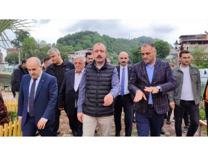 Samsun Valisi Zülkif Dağlı ve Milletvekili Mehmet Muş Salıpazarı'nda incelemede bulundu