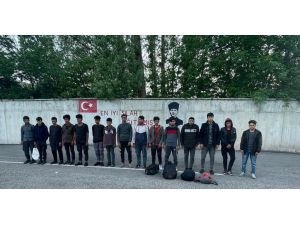Erzurum'da 20 düzensiz göçmen yakalandı