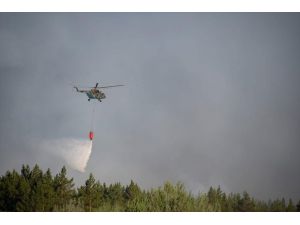 Kazakistan’daki orman yangınını söndürme çalışmaları devam ediyor