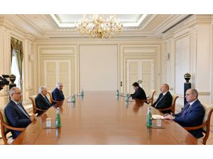 İlham Aliyev, AK Parti Genel Başkanvekili Binali Yıldırım'ı kabul etti