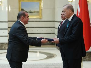 Irak'ın Ankara Büyükelçisi Al-Lachmawi, Cumhurbaşkanı Erdoğan'a güven mektubu sundu