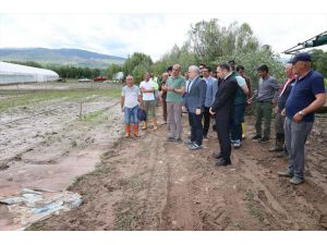 Sivas'ta yağışlardan zarar gören çiftçilerin mağduriyeti giderilecek