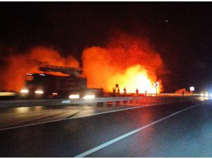 Antalya'da sazlıkta çıkan yangın söndürüldü