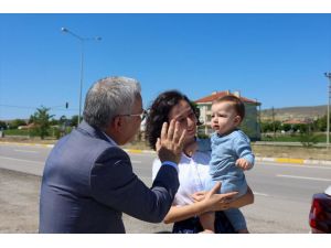 Sivas Valisi Şimşek, trafik denetimlerine katıldı