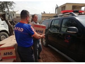 AFAD'dan Afrin'e gıda yardımı