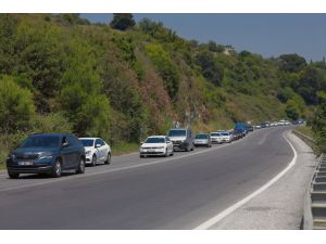 Antalya-Konya kara yolunda trafik yoğunluğu