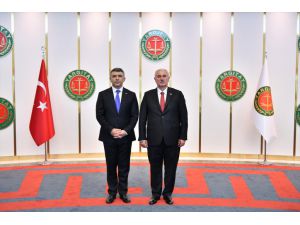Yargıtay Başkanı Akarca, Azerbaycan Yüksek Mahkeme Başkanı Karimov ile görüştü