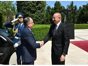 Arnavutluk Cumhurbaşkanı Begaj, Bakü'de Azerbaycan Cumhurbaşkanı Aliyev'le görüştü