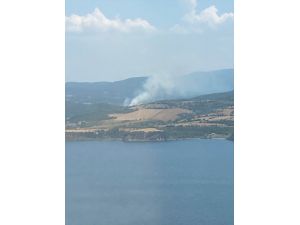 GÜNCELLEME - Çanakkale'de çıkan orman yangını kontrol altına alındı