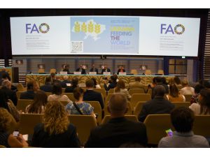 BM Gıda ve Tarım Örgütünde Karadeniz Tahıl Koridoru Anlaşması konferansı yapıldı