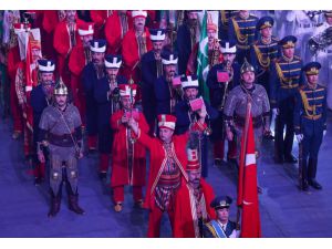 Milli Savunma Bakanlığı Mehteran Birliği, Kazakistan’da 7 ülkenin askeri bandolarıyla konser verdi