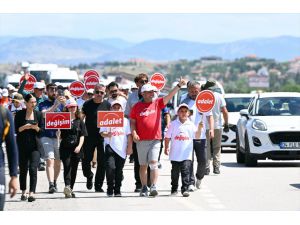 Tanju Özcan, yürüyüşünün 8. gününde basın toplantısı düzenledi: