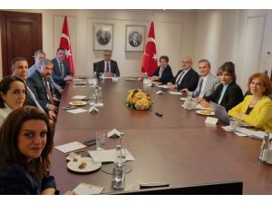 Türkiye Barolar Birliği heyetinden Cumhurbaşkanlığı Hukuk Politikaları Kuruluna ziyaret