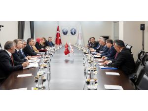Milli Eğitim Bakanı Tekin, KKTC'li mevkidaşı Çavuşoğlu'nu ağırladı