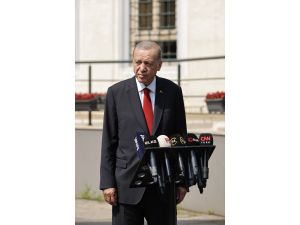Cumhurbaşkanı Erdoğan cuma namazı çıkışında açıklamalarda bulundu: