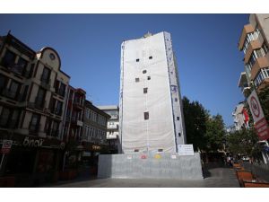 Çanakkale'nin simgelerinden tarihi saat kulesi restore ediliyor