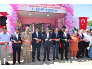 Diyarbakır'da KETEM hizmet binası ve mobil mamografi aracı hizmete sunuldu