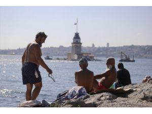 İstanbulluların sıcak havayla mücadelesi sürüyor