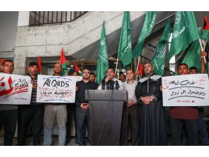 İsrailli Bakan Ben-Gvir'in Mescid-i Aksa baskını Gazze'de protesto edildi