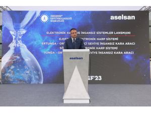 ASELSAN yeni elektronik harp ve insansız sistemlerini IDEF'23'te tanıttı