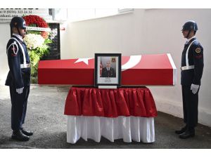 Çobanbey'de kalp krizi sonucu ölen astsubay İstanbul'da son yolculuğuna uğurlandı