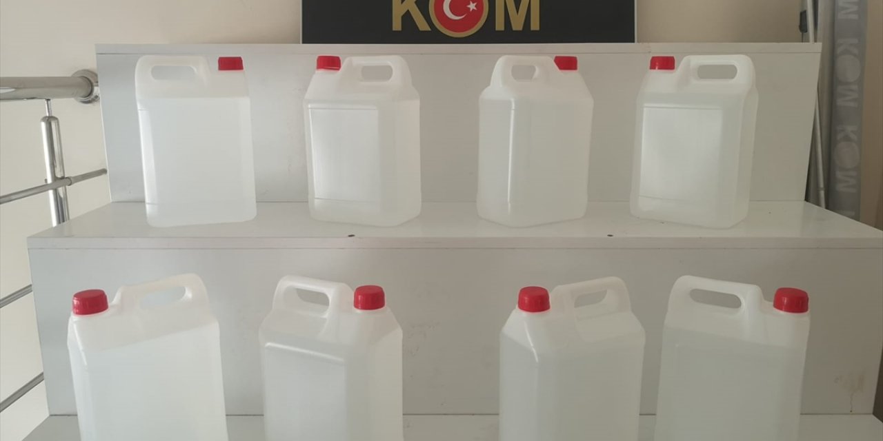 Fethiye'de 140 litre etil alkol ele geçirildi