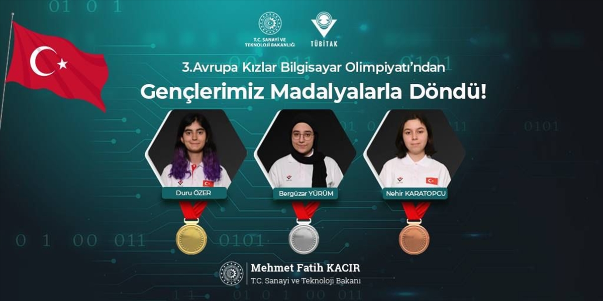 Türkiye, bilgisayar ve kimya olimpiyatlarından 7 madalyayla döndü