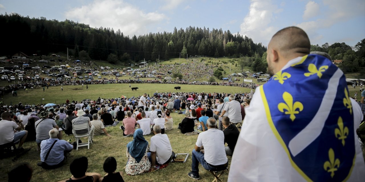 Bosna Hersek'te geleneksel boğa güreşi etkinliği düzenlendi