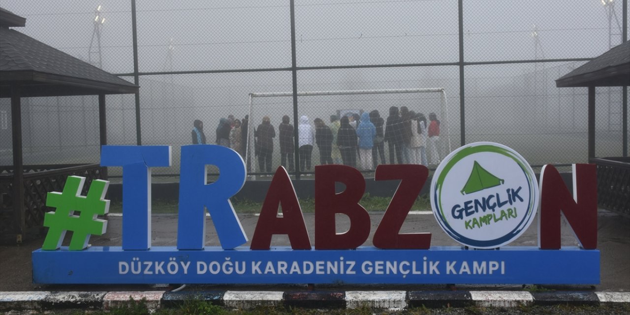 Trabzon Düzköy Doğu Karadeniz Gençlik Kampı 128 öğrenciyi ağırladı