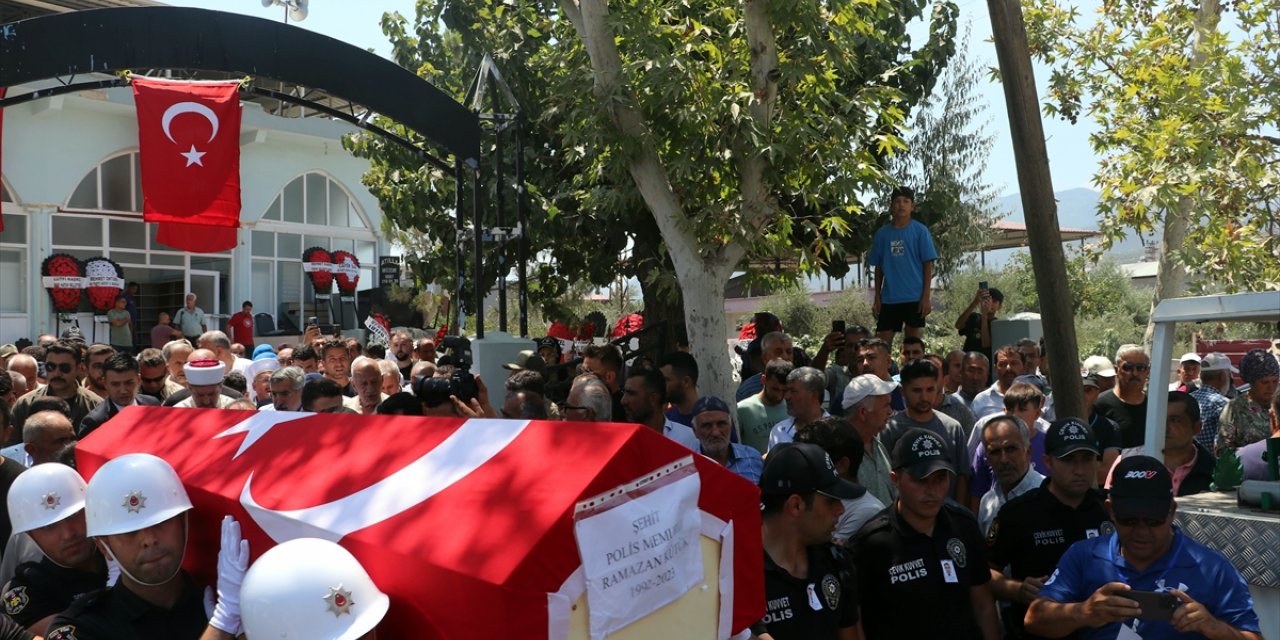 Şehit polis memuru Ramazan Kütük'ün cenazesi Hatay'da defnedildi