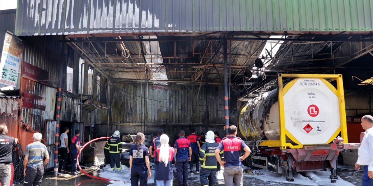 Osmaniye'de iş yerindeki patlamada 3 kişi yaralandı