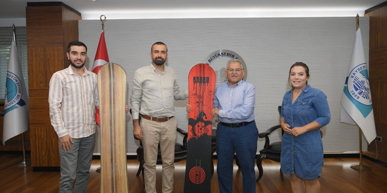 Üniversitenin ürettiği boardlar Erciyes'te adrenalin yaşatacak