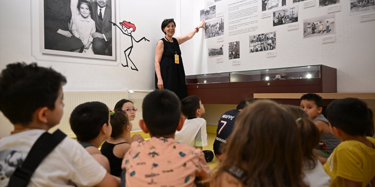 Çocuklar, Cin Ali'nin hikayeleriyle basit aletleri tanıdı