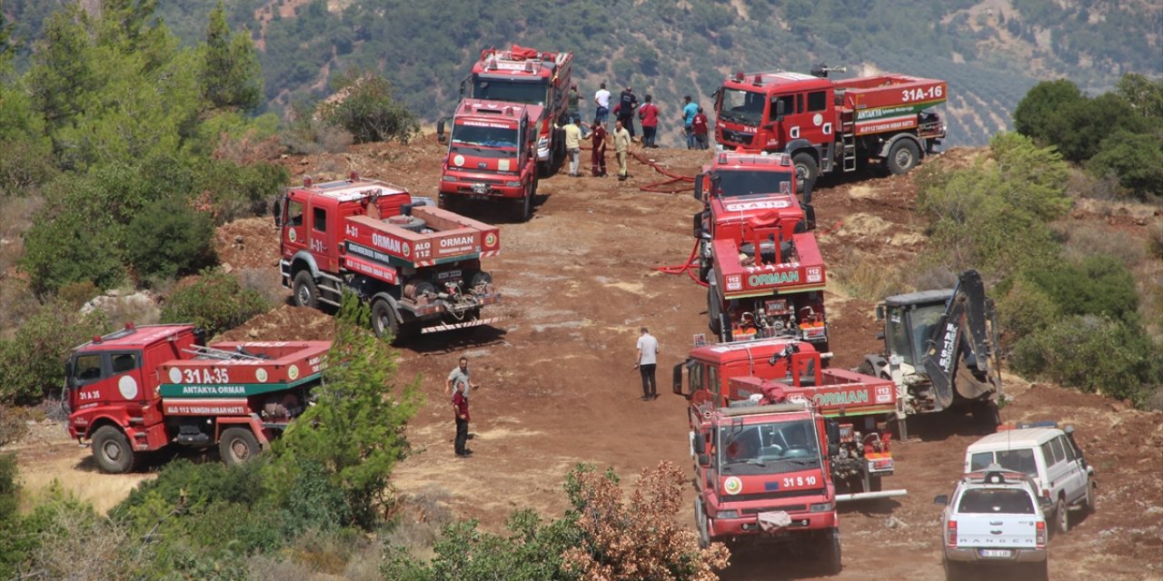 GÜNCELLEME 2 - Hatay'da çıkan orman yangını kontrol altına alındı