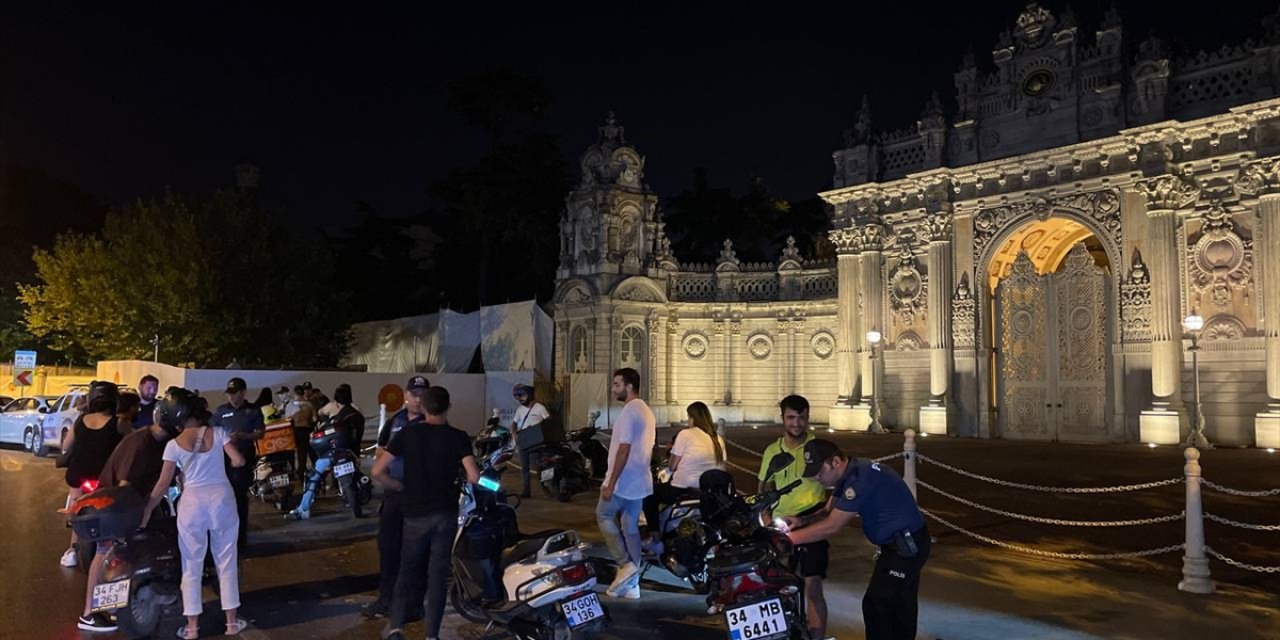 İstanbul polisinden motosikletlilere yönelik sabit yol uygulaması