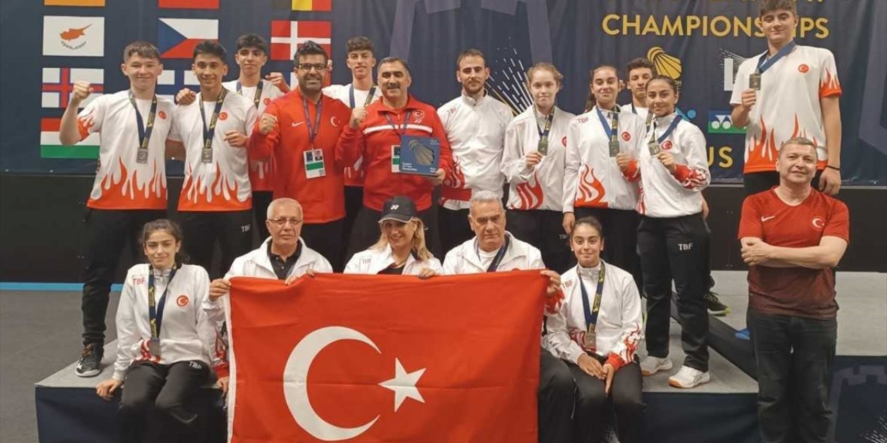 17 Yaş Altı Badminton Milli Takımı, Avrupa ikincisi oldu