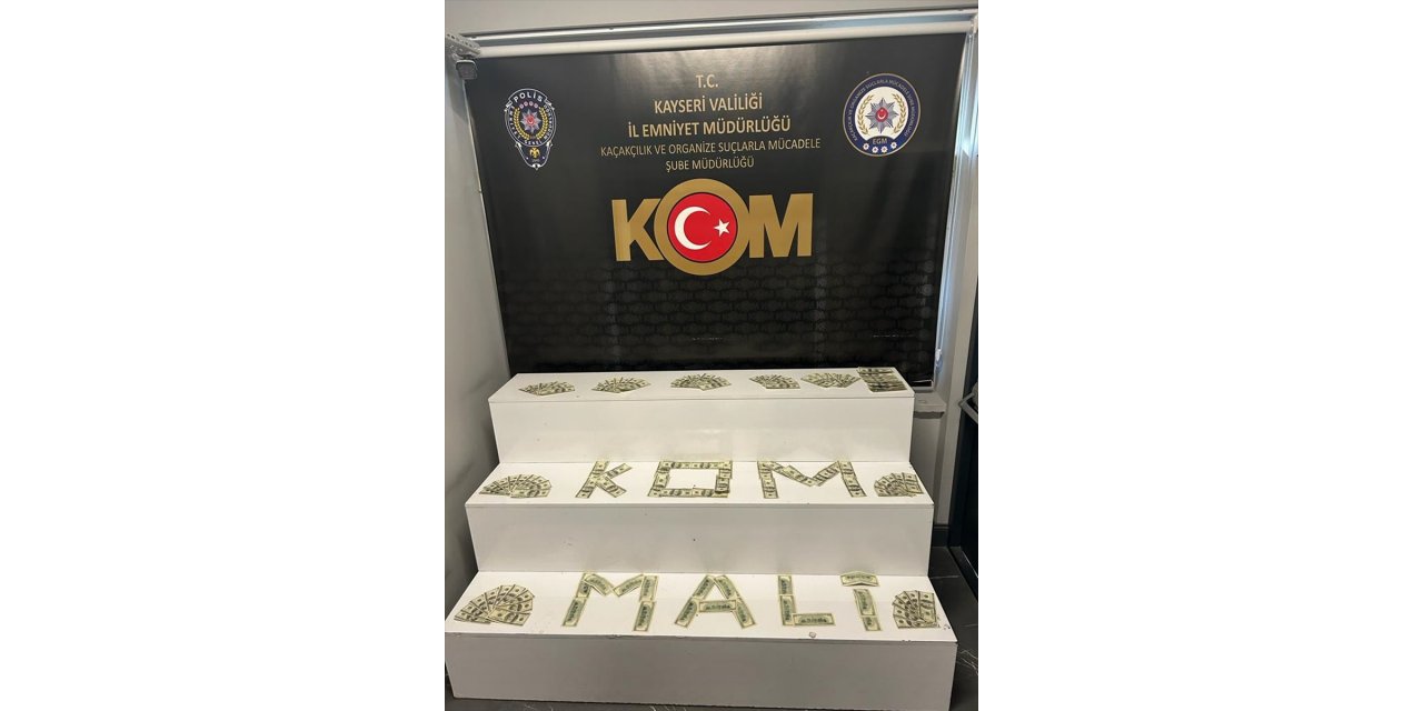 Kayseri'de sahte döviz ele geçirildi