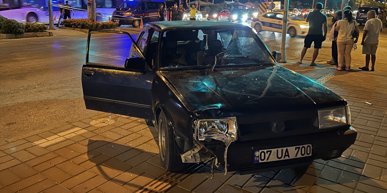 Alanya'da otomobilin çarptığı yaya yaşamını yitirdi