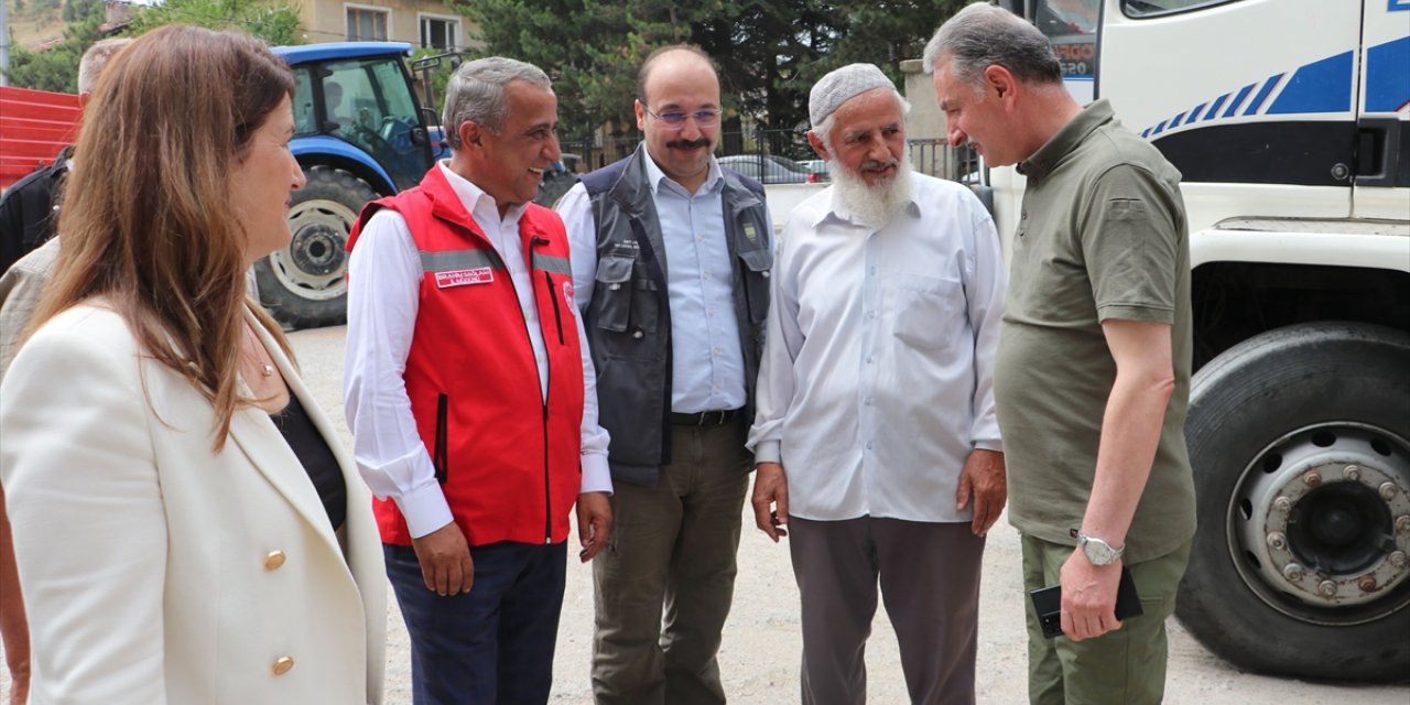 TMO Genel Müdürü Ahmet Güldal, Samsun'da hububat alım noktalarında incelemelerde bulundu