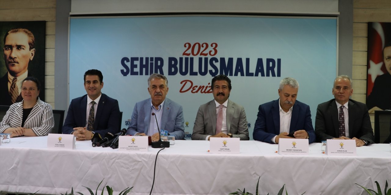 AK Parti'li Yazıcı, Denizli'de "Şehir Buluşmaları" toplantısına katıldı: