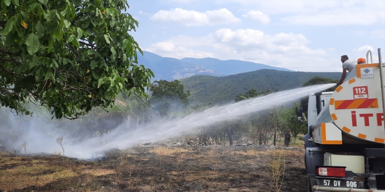 Sinop'ta çıkan orman yangını söndürüldü