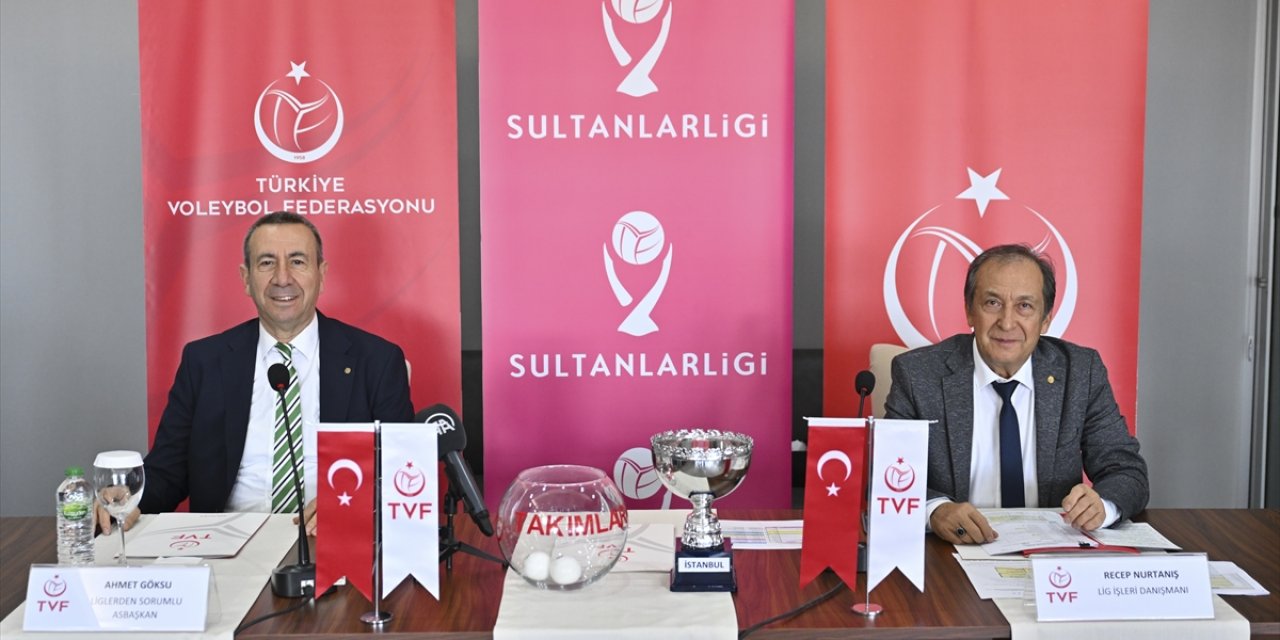 Voleybolda 2023-2024 sezonun fikstür çekimi yapıldı