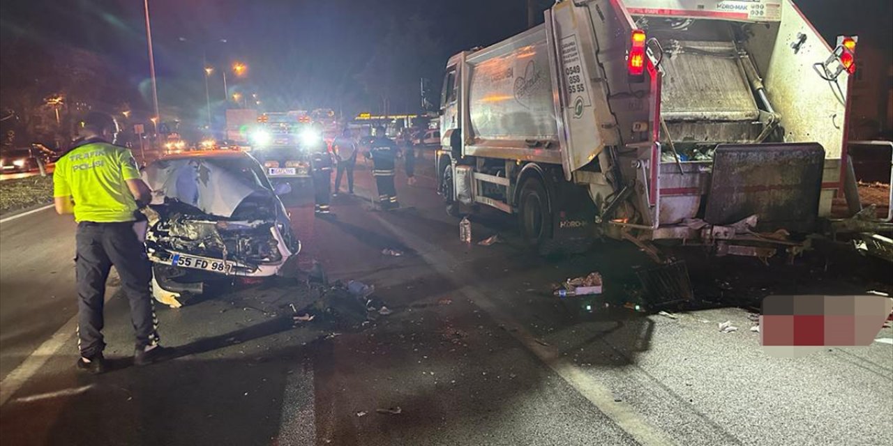 Samsun'da zincirleme trafik kazasında 6 kişi yaralandı