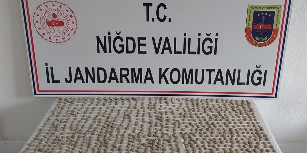 Niğde'de tarihi eser operasyonunda 978 obje ele geçirildi