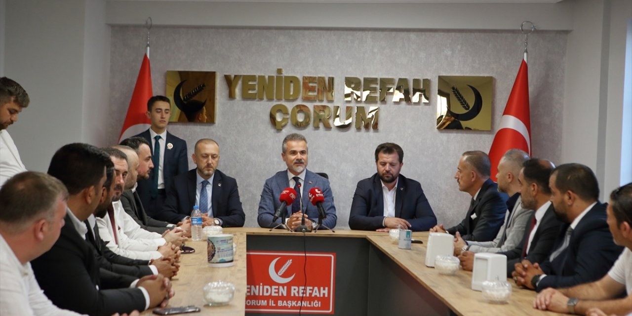 Yeniden Refah Partili Kılıç, Çorum'da seçim startı verdi: